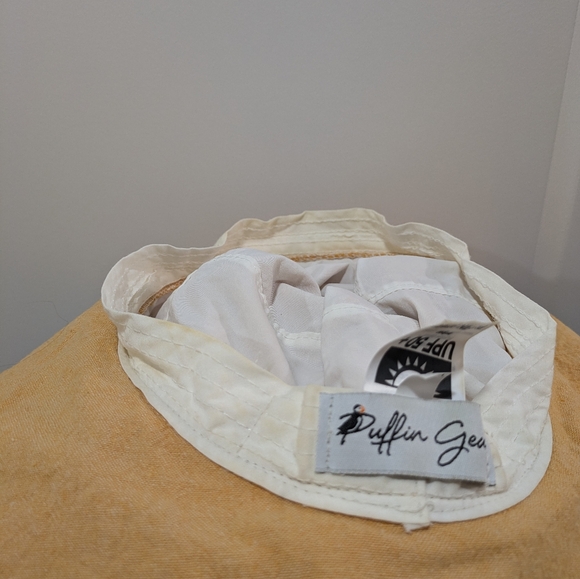 Puffin Gear Sun Protection Classic Linen/Cotton Hat - Wheat XL - Made in Canada - Picture 4 of 7